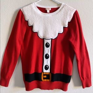 Cat and Jack Christmas Santa Claus Sweater